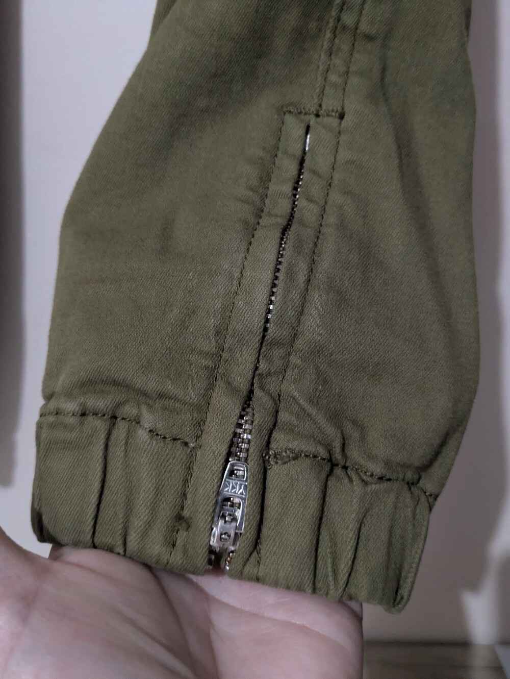 Mavi Ivy Olive Green Cargo Mid-Rise Slim Fit Twill Pants Size 26/28 Excellent! - Picture 7 of 16